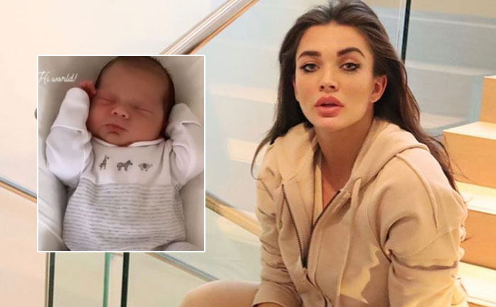 Amy Jackson shares an adorable video of her newborn