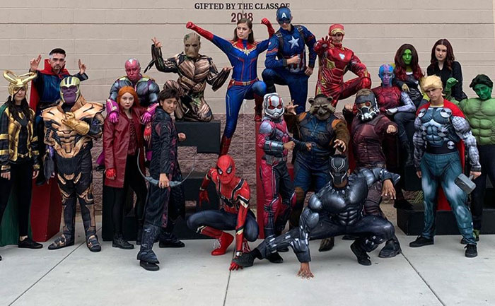 Relive Avengers: Endgame with Marvel-themed homecoming assembly