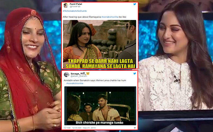 Kbc 11 Sonakshi Sinha Gets Trolled For Not Knowing The Answer Of This Question