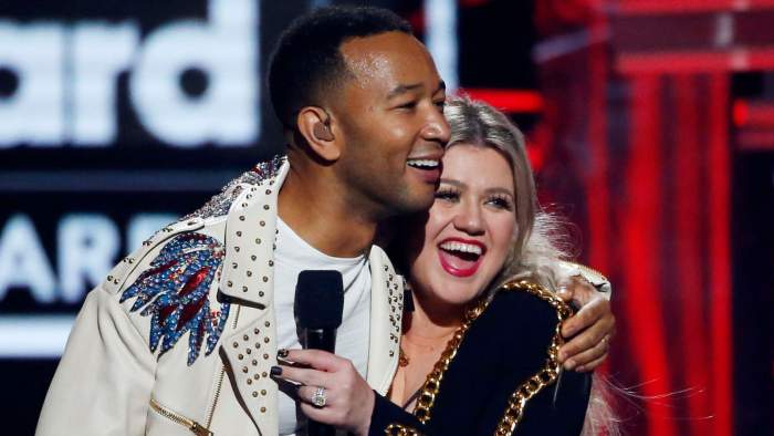 John Legend and Kelly Clarkson re-record Baby, It's Cold Outside