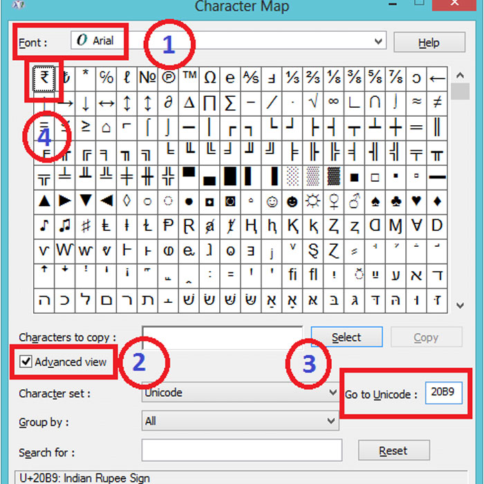 how-to-type-indian-rupee-symbol-in-ms-microsoft-word