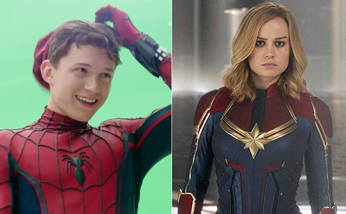 Spider-Man might form school boy crush on Captain Marvel in sequel