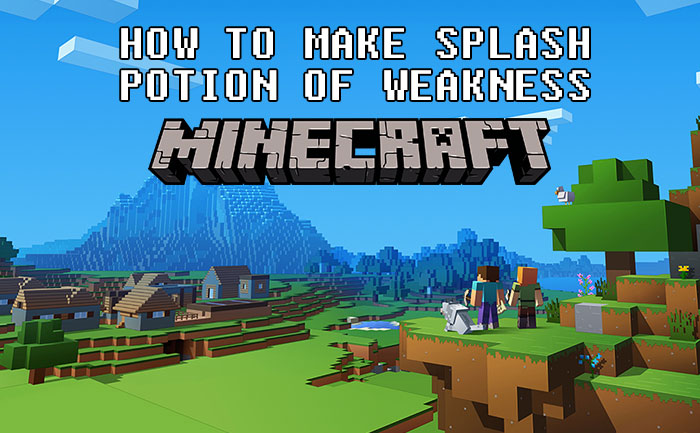Minecraft Potion Guide How to Make Splash Potion of