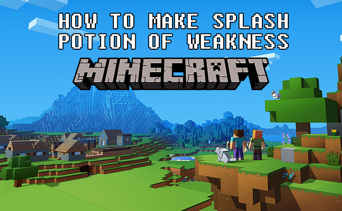 splash potion of weakness minecraft