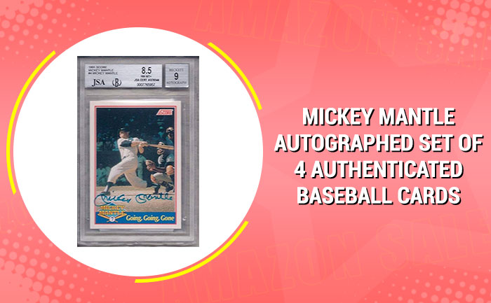 Mickey Mantle Baseball cards Most Expensive things on Amazon