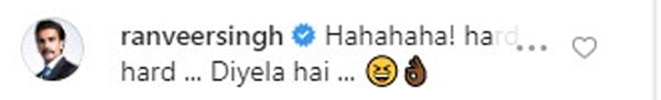 ranveer comment