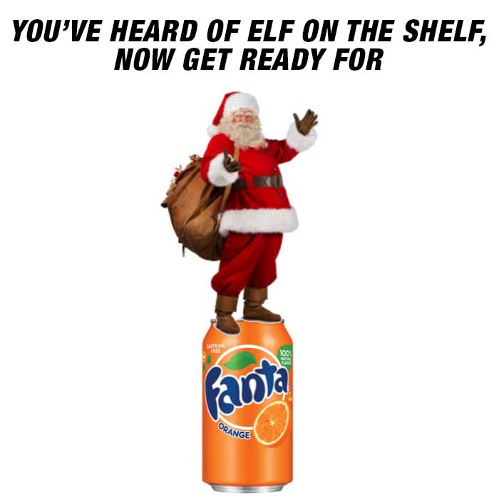 Santa on fanta