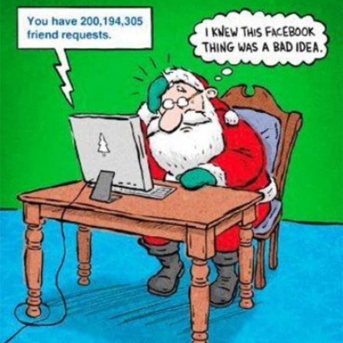 Digital Christmas turns out work overload for Santa