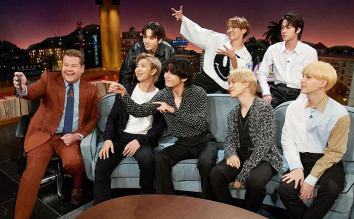 BTS Make A Hilarious Appearance On The Late Late Show With James Corden