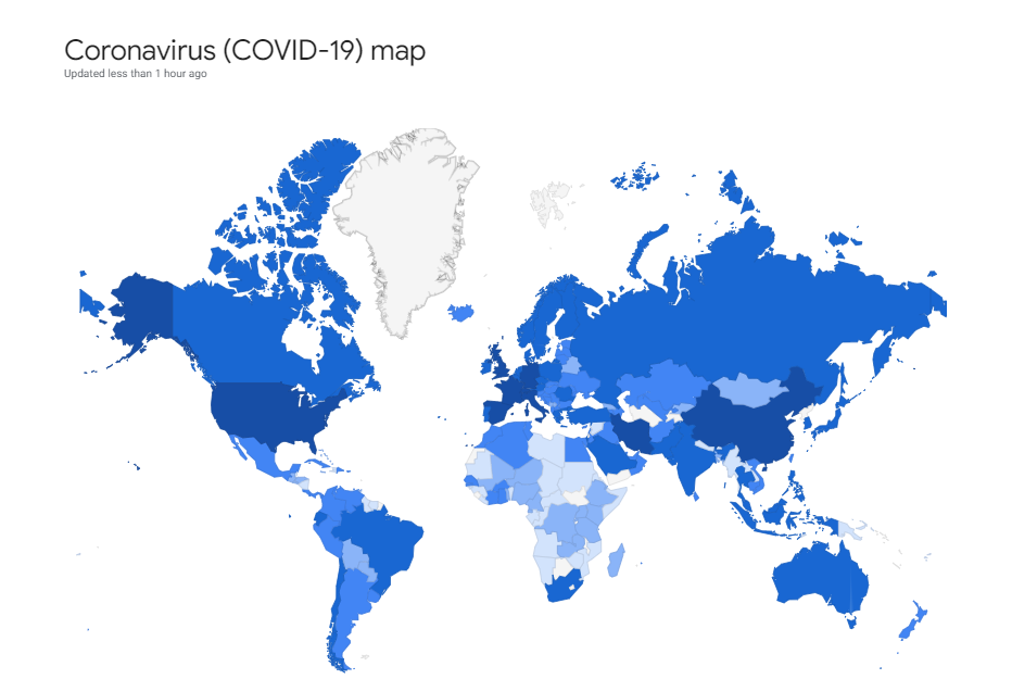 Google's Coronavirus Map
