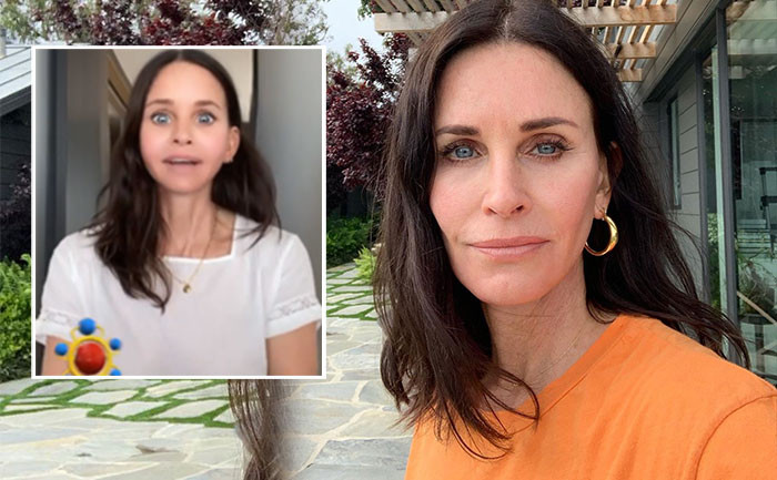 Courteney Cox Nails The Savage TikTok Challenge