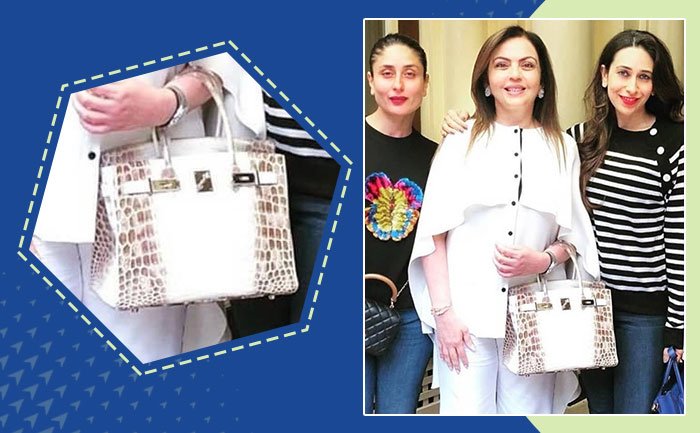 Nita Ambani's Hermès handbag with 240 studded diamonds costs