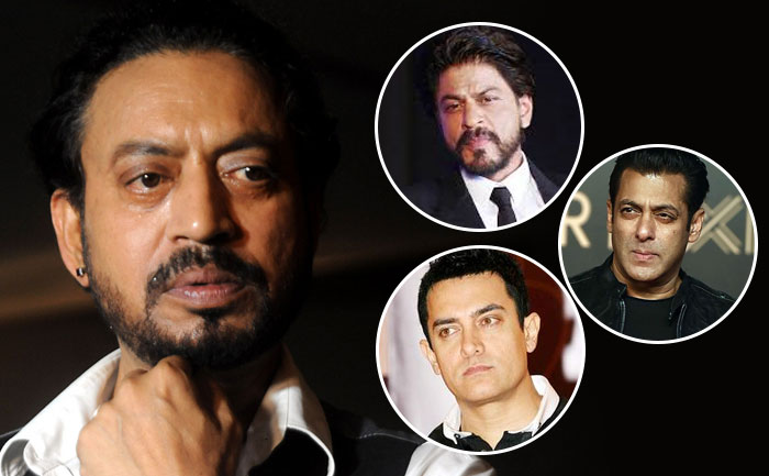 Salman Khan Aamir Khan SRK Mourn Irrfan Khan Death