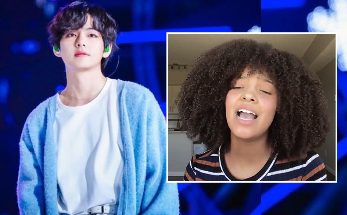Lynnea Moorer sings BTS singer V's Sweet Night, BTS ARMY loves it