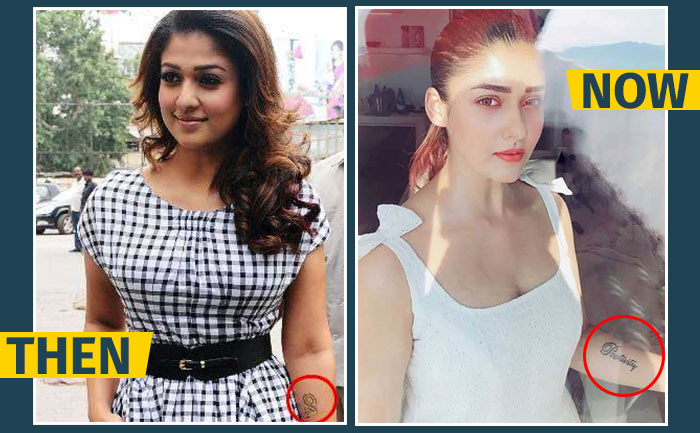 Update more than 82 nayanthara back neck tattoo meaning best  thtantai2