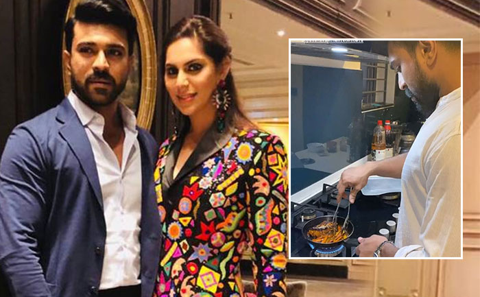 This Video Of Rrr Actor Ram Charan Cooking Dinner For Wife Goes Viral