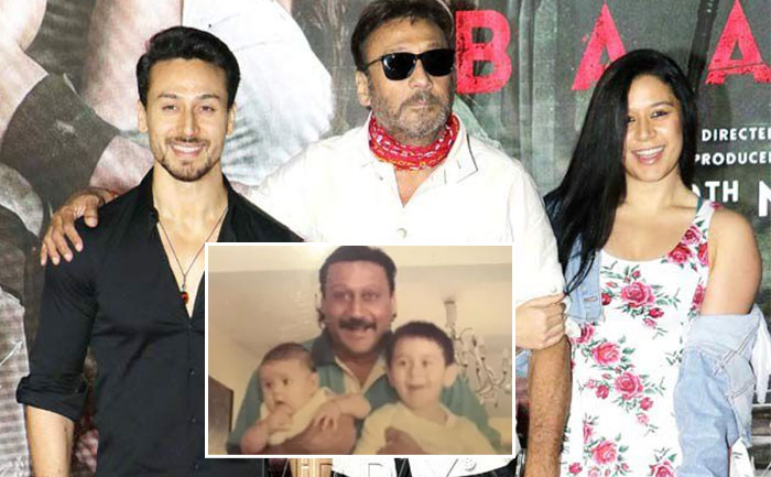 jackie shroff thrwoback pic kids tiger krishna