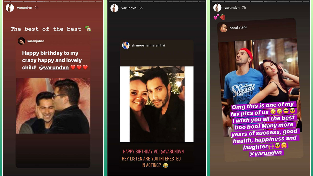 Varun Dhawan Birthday