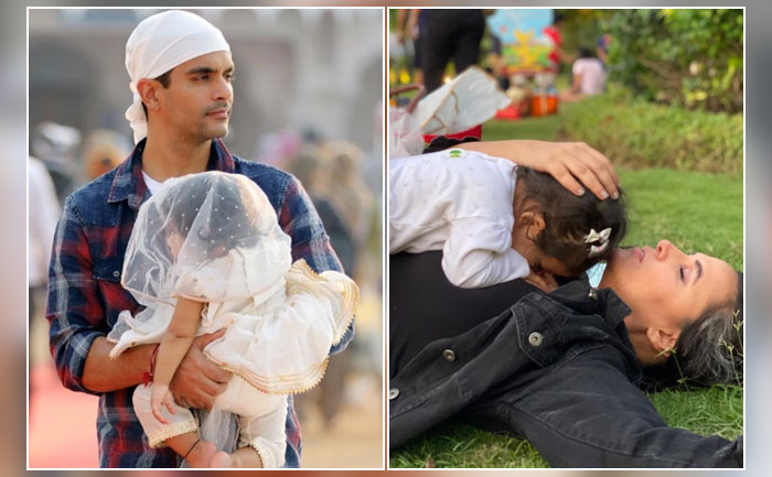 Angad Bedi, Neha Dhupia and Mehr