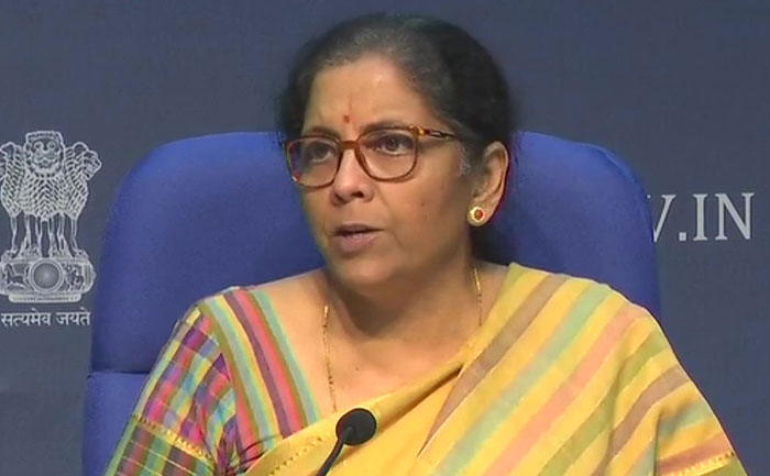 Finance minister Nirmala Sitharaman