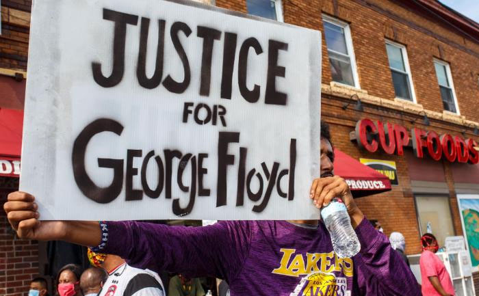 George Floyd protesters