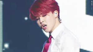 BTS Jimin Red Hair