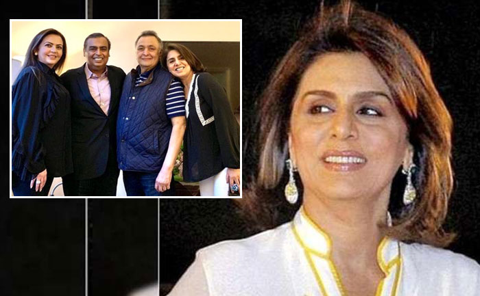 Neetu Kapoor thanks Mukesh and Nita Ambani, calls them 'guardian angels'