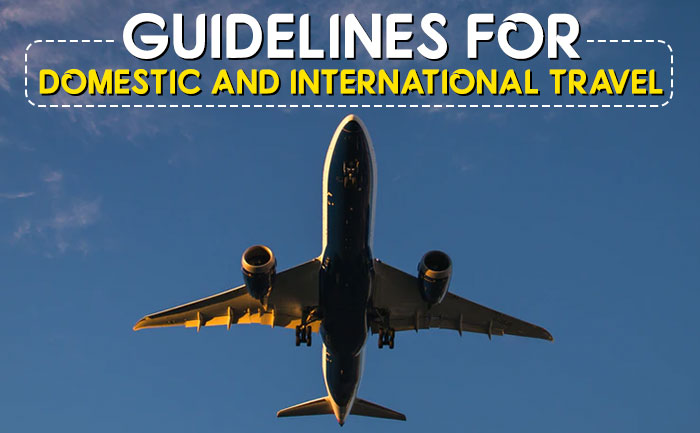 domestic international travel guidelines