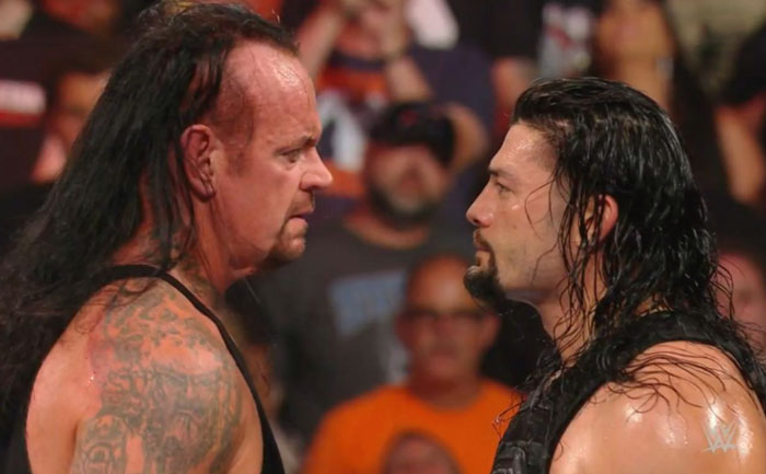 undertaker roman reigns TLM