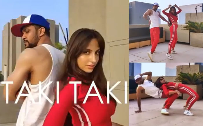 Nora Fatehi Rajit Dev Dance Taki Taki