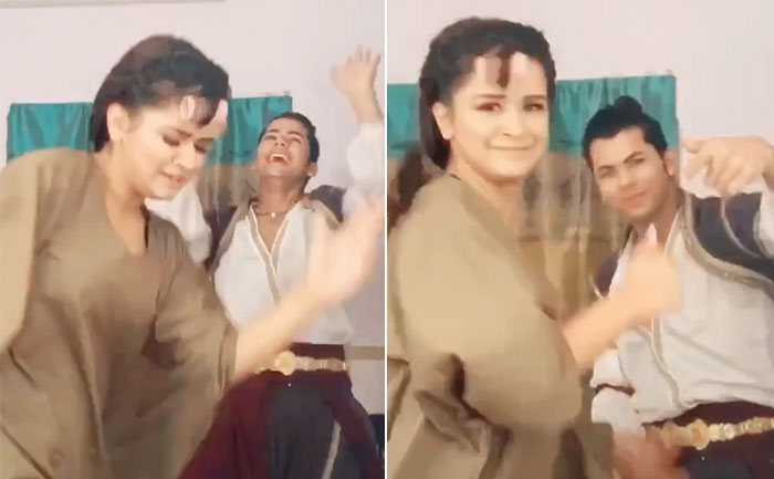 avneet kaur siddharth nigam funny dance viral video