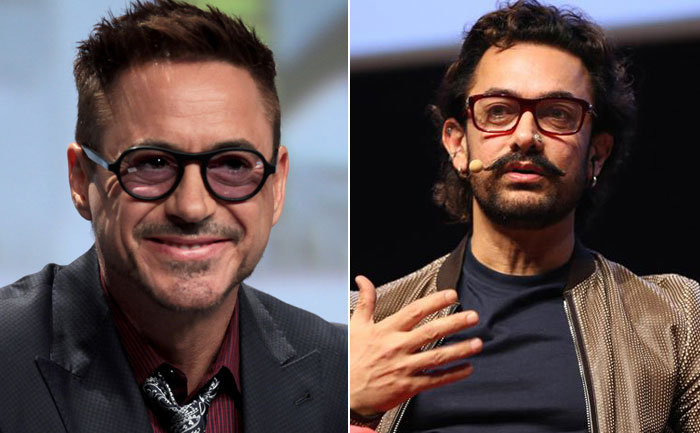 Aamir Khan and Robert Downey