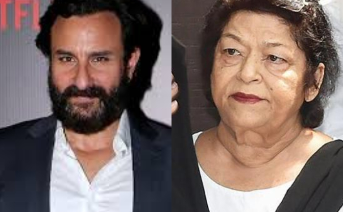Saif Ali Khan and Saroj Khan