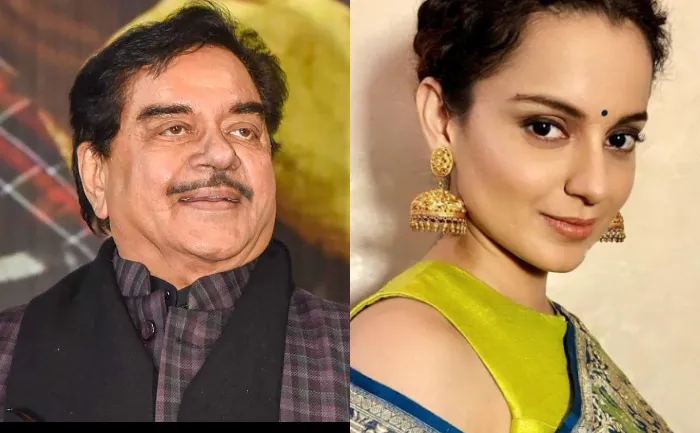 Shatrugan Sinha and Kangana Ranaut