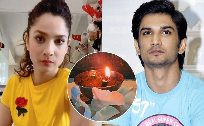 ankita posts ssr first death anniversary