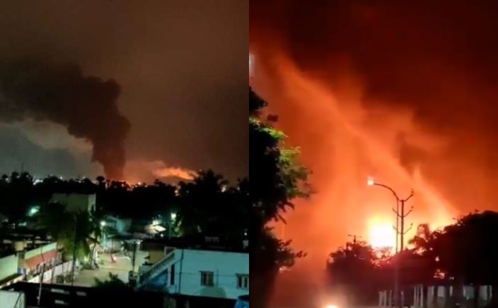 fire visakhapatnam chemical plant