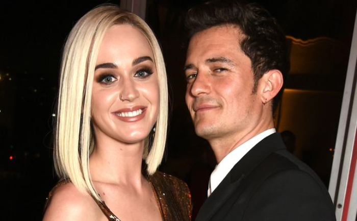 Katy Pery and Orlando Bloom