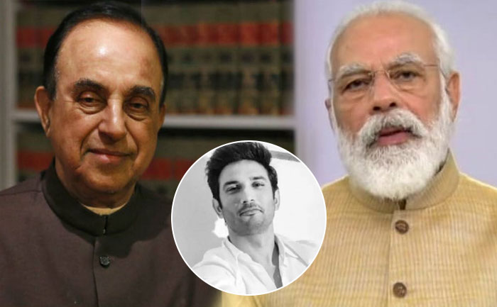 Subramanian Swamy, PM Narendra Modi and Sushant Singh Rajput