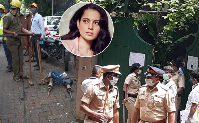 bmc demolish kangana office