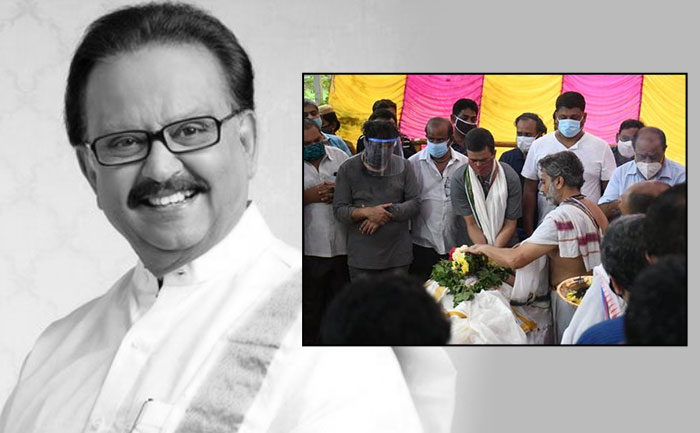 SP Balasubrahmanyam Last Rites