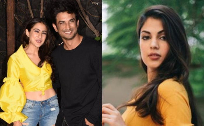 Sara Ali Khan, Sushant Singh Rajput and Rhea Chakraborty