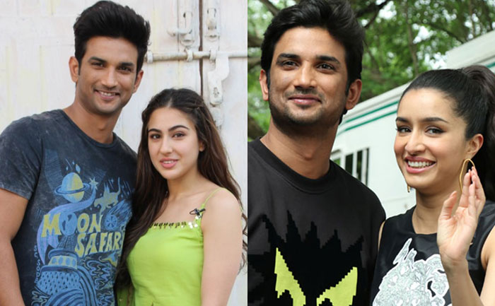 Sara Ali Khan, Sushant Singh Rajput and Shraddha Kapoor