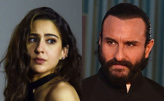 Sara Ali Khan and Saif Ali Khan