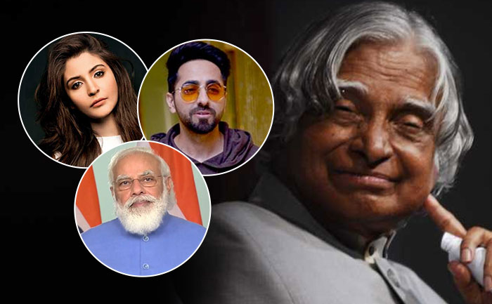 APJ Abdul Kalam Birth Anniversary Anushka Sharma PM Modi Ayushmann Khurrana
