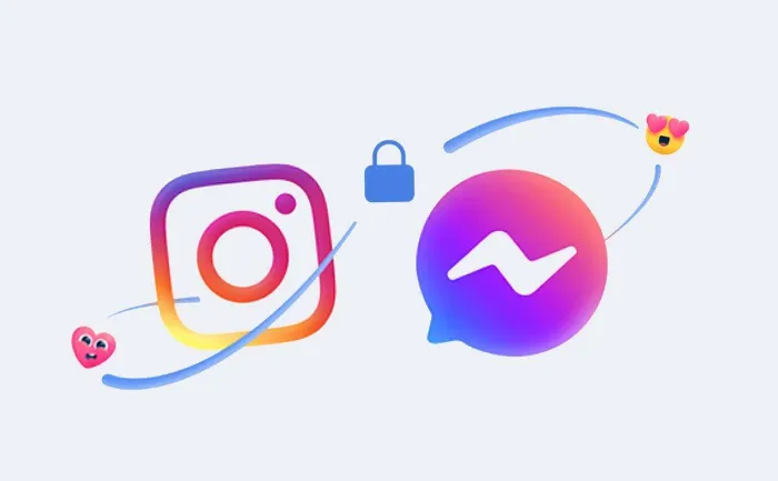 Instagram and Facebook Cross Messaging