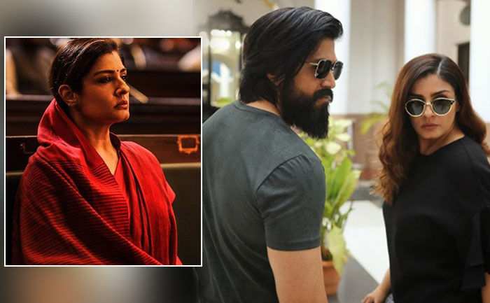 kgf chapter 2 raveena tandon first look out