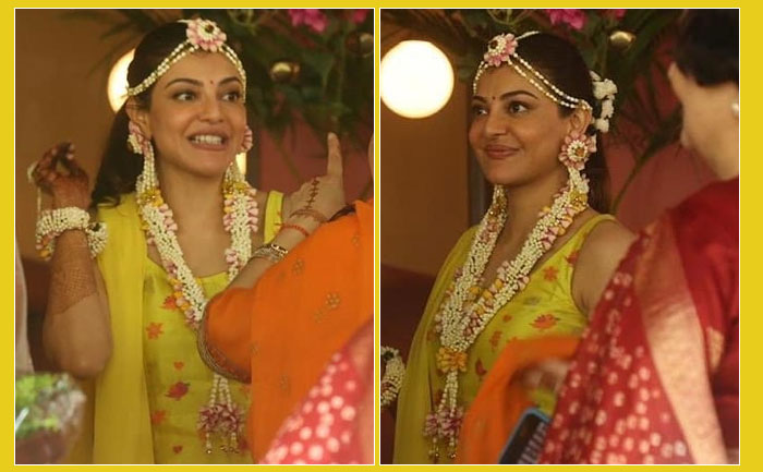 Kajal Aggarwal Haldi Pictures