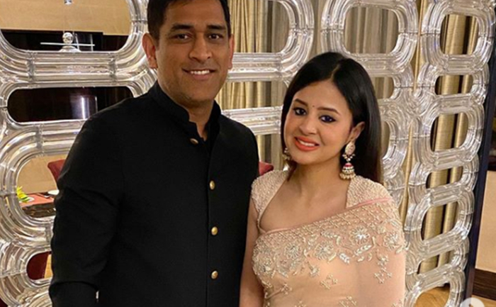 MS Dhoni and Sakshi Dhoni