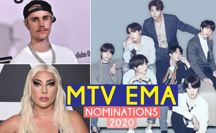 MTV EMA Nominations 2020