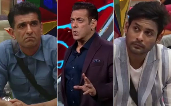 Bigg Boss 14 Salman Khan, Eijaz Khan and Sidharth Shukla